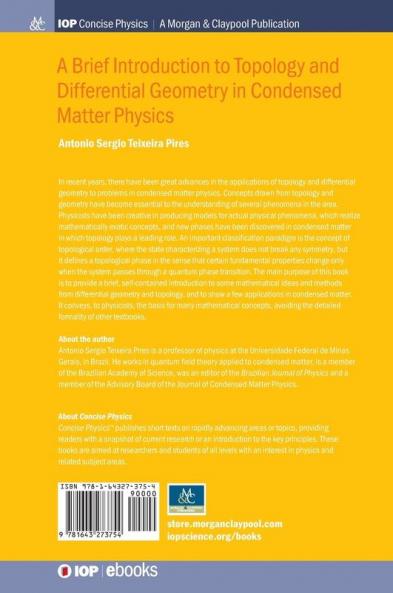 A Brief Introduction to Topology and Differential Geometry in Condensed Matter Physics (IOP Concise Physics)