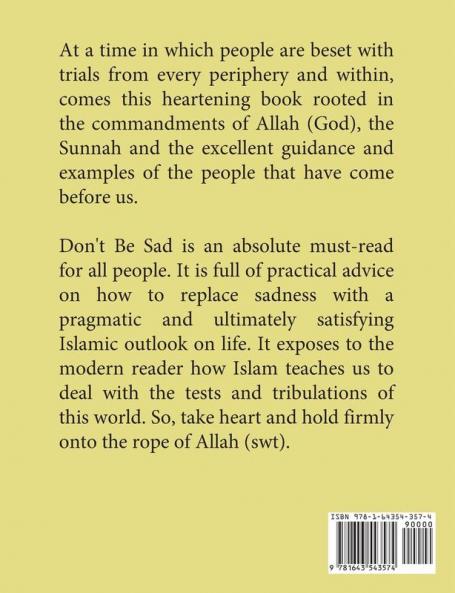 Don't Be Sad