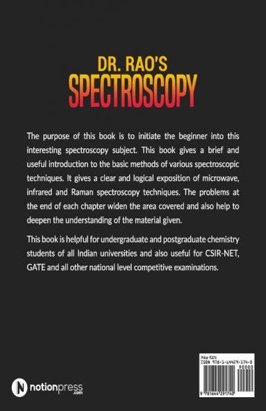 Dr. Rao'S Spectroscopy : Microwave – Infrared – Raman