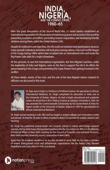 India Nigeria and the Congo Crisis 1960-65 : Non-aligned Quest for Global Peace