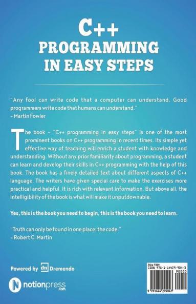 C++ Programming In Easy Steps