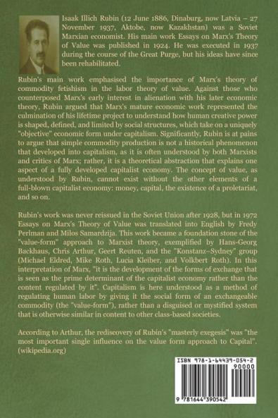 Essays on Marx's Theory of Value