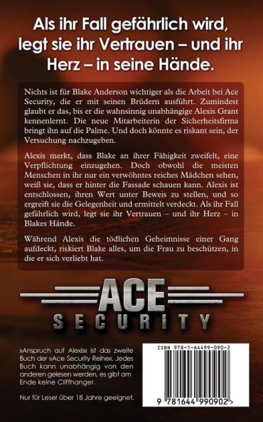 Anspruch auf Alexis: 2 (Ace Security Reihe)