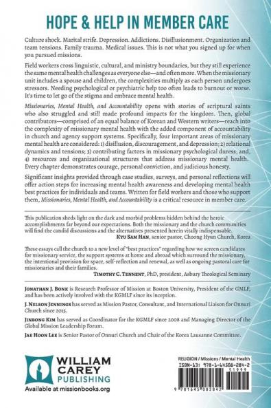 Missionaries Mental Health and Accountability