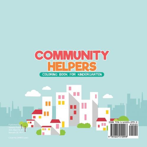 Community Helpers Coloring Book for Kindergarten