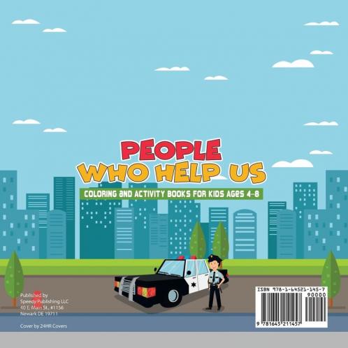 People Who Help Us Coloring and Activity Books for Kids Ages 4-8