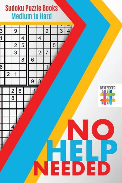 No Help Needed Sudoku Puzzle Books Medium to Hard