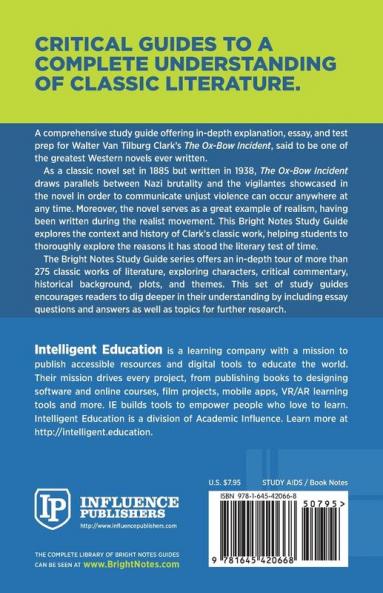 Study Guide to The Ox-Bow Incident by Walter Clark