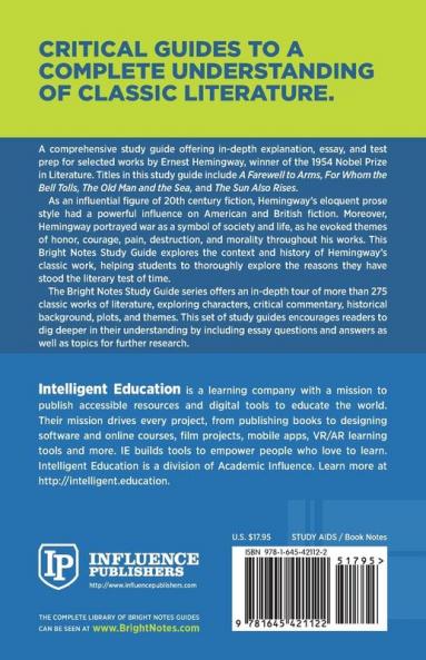 Study Guide to A Farewell to Arms and Other Works by Ernest Hemingway