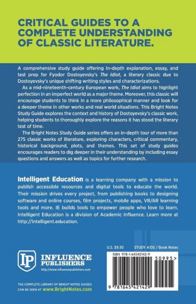Study Guide to The Idiot by Fyodor Dostoyevsky