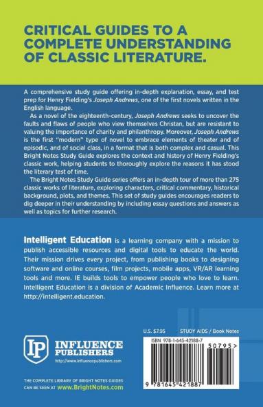Study Guide to Joseph Andrews by Henry Fielding