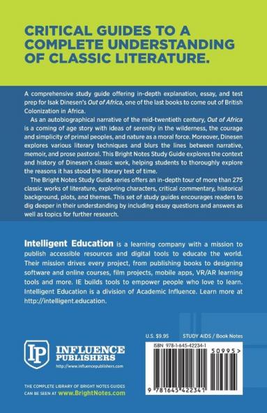 Study Guide to Out of Africa by Isak Dinesen