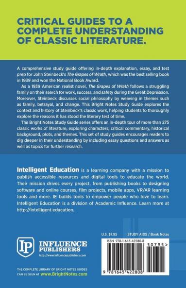 Study Guide to The Grapes of Wrath by John Steinbeck