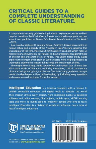 Study Guide to Gulliver's Travels by Jonathan Swift
