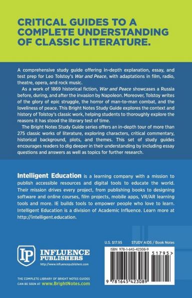 Study Guide to War and Peace by Leo Tolstoy