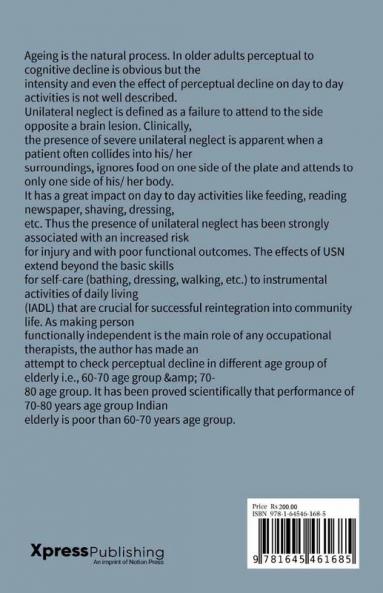 Unilateral Neglect in Elderly : A Book for Allied Health Professionals & Caregivers