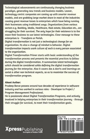 Digital Transformation Primer : Survival strategies to thriving with lean business models