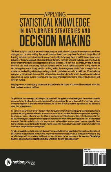 APPLYING STATISTICAL KNOWLEDGE IN DATA DRIVEN STRATEGIES AND DECISION MAKING