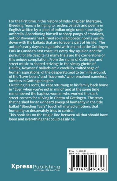 BLEEDING TEARS : ballads and poetry