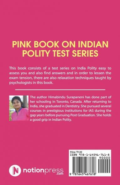 Pink Book On Indian Polity Test Series