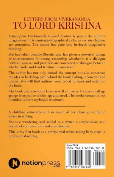 Letters from Vivekananda to lord krishna