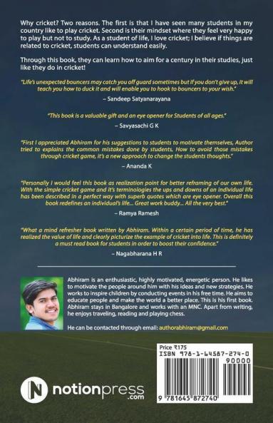Life Is A Game Of Cricket: A Way Of Life Through Cricket For Students