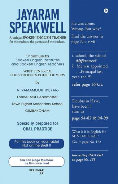 Jayaram Speakwell : A Unique Spoken English Trainer