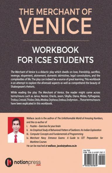 The Merchant Of Venice Workbook For Icse Students
