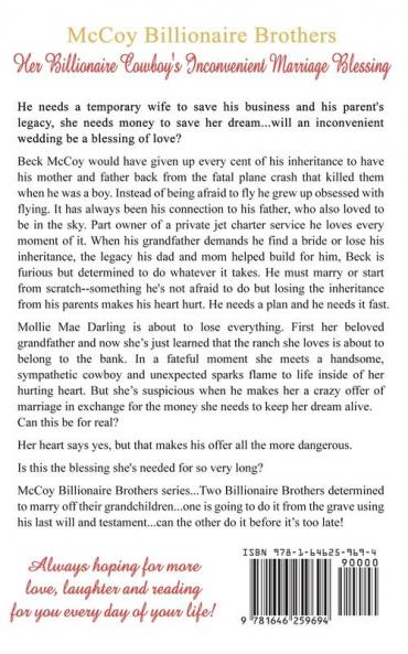 Her Billionaire Cowboy's Inconvenient Marriage Blessing