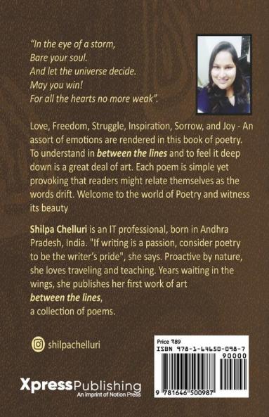 Between the Lines : An Assort of Emotions