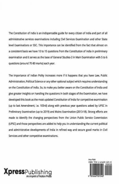 The Constitution Of India : Its Evolution And Interpretations