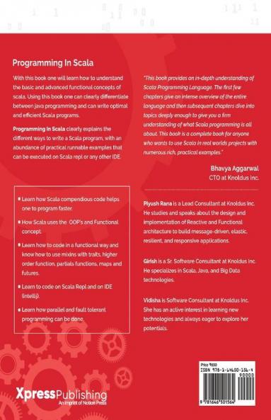 Programming In Scala: A Step By Step Approach In Functional Programming
