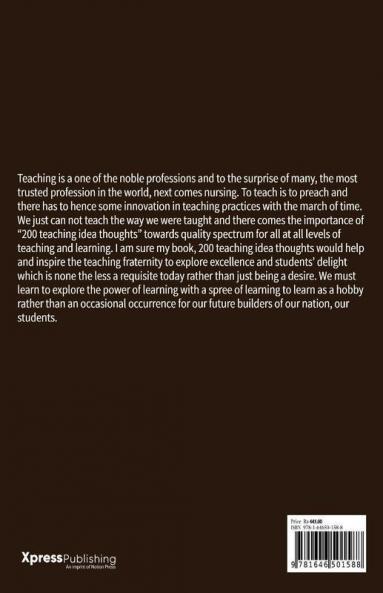Thoughts Of Good Teaching Book Of Best Teachers
