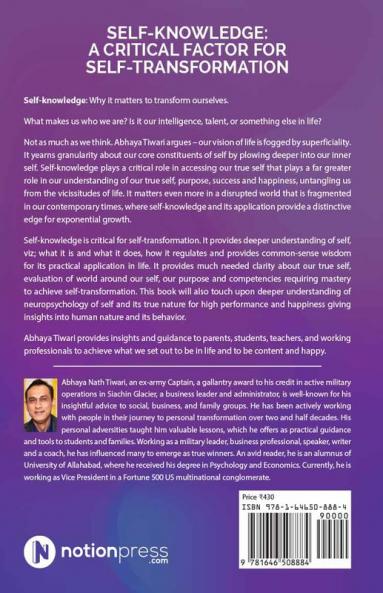 Self-Knowledge: A Critical Factor for Self-Transformation