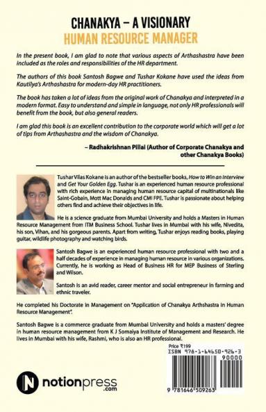 Chanakya - A Visionary Human Resource Manager