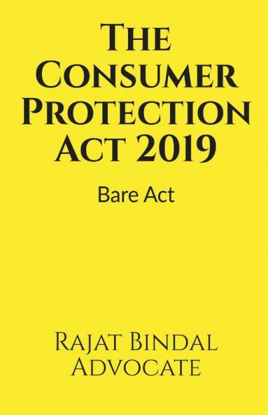 The Consumer Protection Act 2019: Bare Act