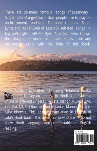 LATA 51 SONGS SARGAM: Lyrics of 51 Songs and its SRGMP in English/Hinglish