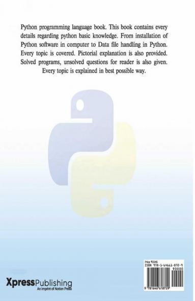 Programming With Python : Python Learning