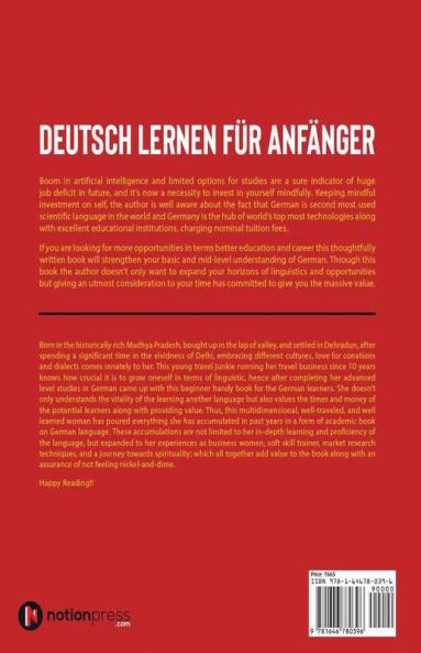 DEUTSCH LERNEN FÜR ANFÄNGER / DEUTSCH LERNEN FÜR ANFÄNGER