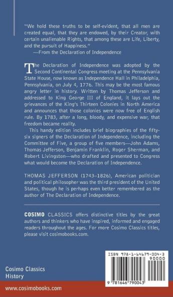 The Declaration of Independence