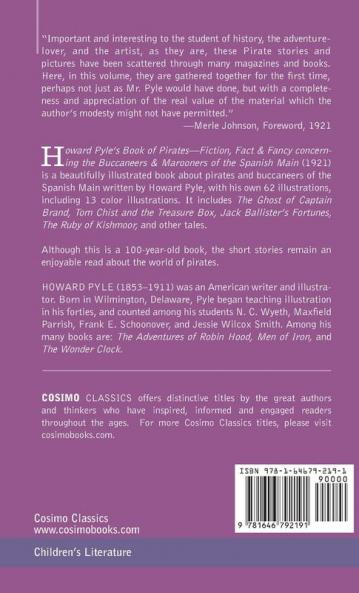 Howard Pyle's Book of Pirates with color illustrations: Fiction Fact & Fancy concerning the Buccaneers & Marooners of the Spanish Main