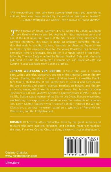 The Sorrows of Young Werther