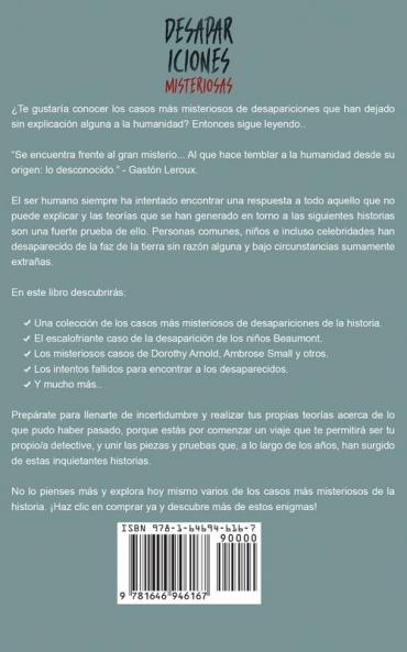 Desapariciones Misteriosas: Extraños Casos de Personas Desaparecidas que Han Dejado al Mundo Confuso