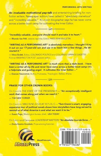 WRITING AS A PERFORMING ART