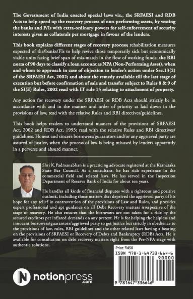 Abc Of The Srfaesi Act 2002 (Basics Of The Act – Including Case Laws) : Debt Recovery Acts And Remedy