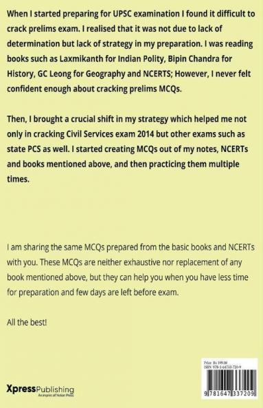 Indian Polity Mcqs For Upsc Psc & Other Exams: (Prepared From Ncerts Laxmikanth Notes Of Toppers And Newspapers)