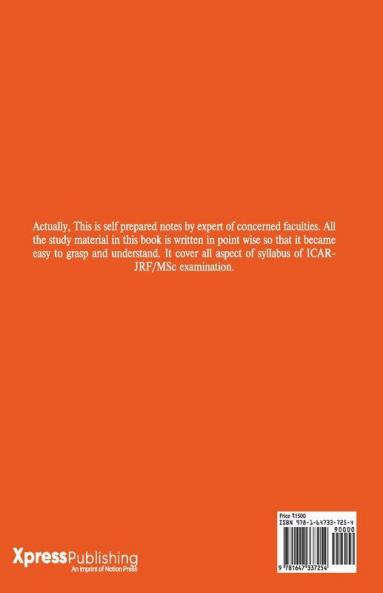 Icar Jrf Plant Biotechnology: Smart Notes