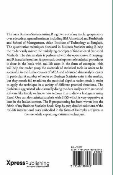 Business Statistics: Using R