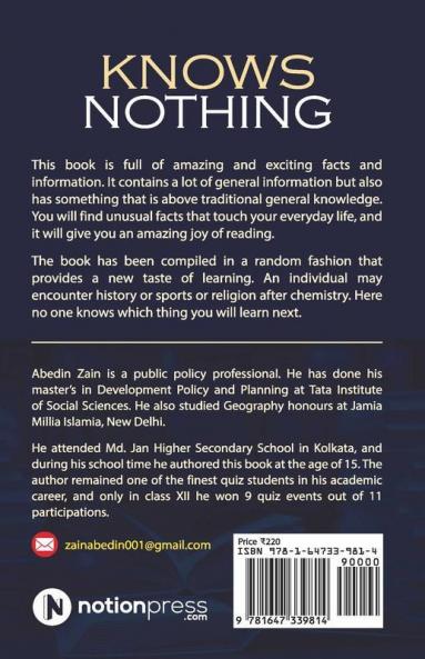Knows Nothing : The Quiz Book