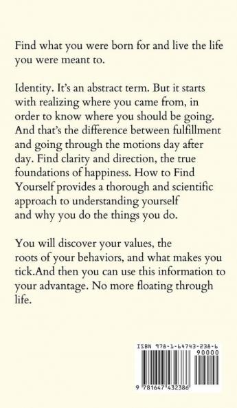 How to Find Yourself